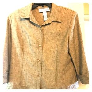 Two piece casual suit.